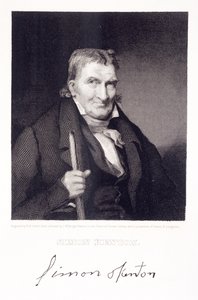 Simon Kenton（1755-1836）由Richard W. Dodson（1812-67）镌刻 作者 路易斯·摩根
